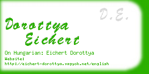 dorottya eichert business card
